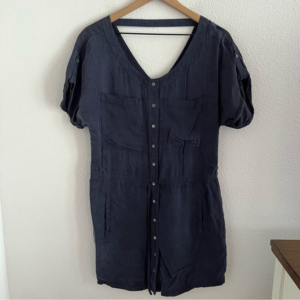 AZULU Blue Cupro Tencel Dress Medium